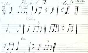 Skizzen für Projekt 1 Percussion Solo 1 Snare Drum