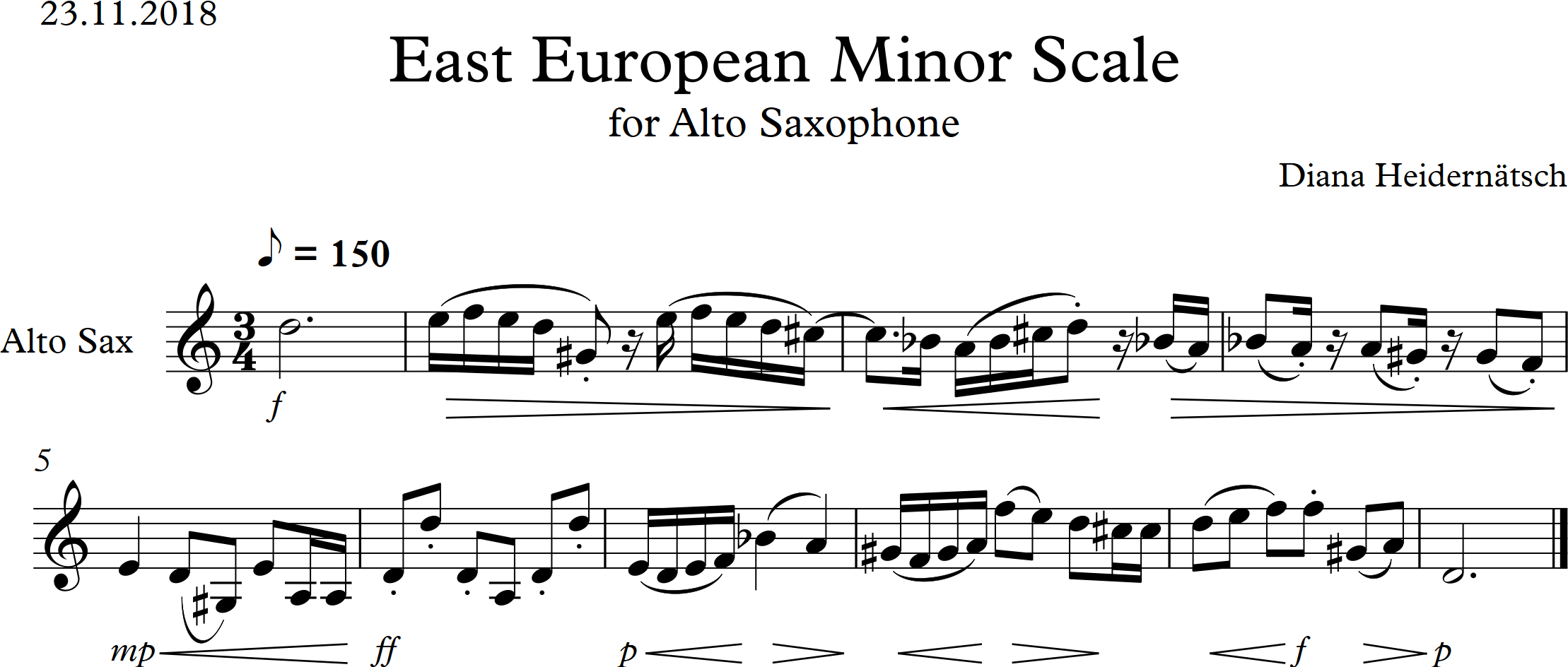 Alto Saxophone Screenshot