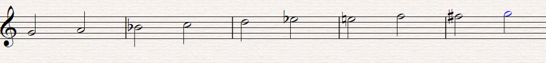 Nine-note scale a