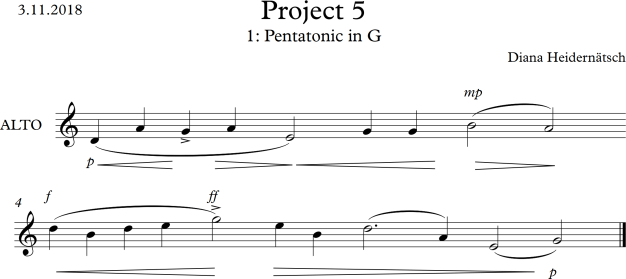 Project 5 1 Pentatonic in G Screenahot