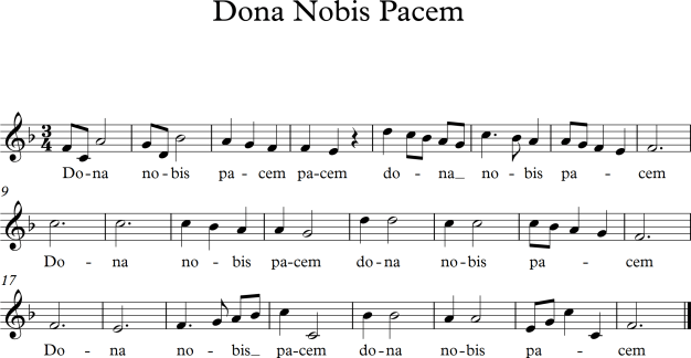 Dona Nobis Pacem One Voice PDF.png