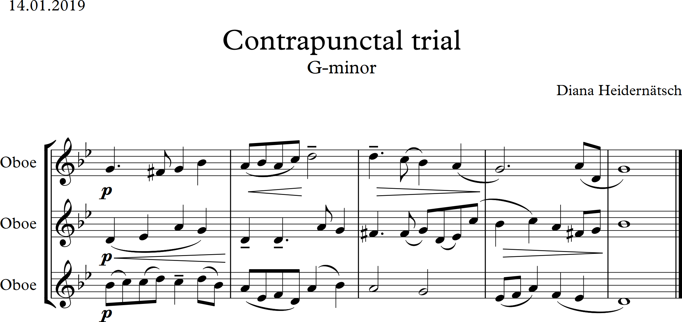 contrapunctal trial g-minor screen