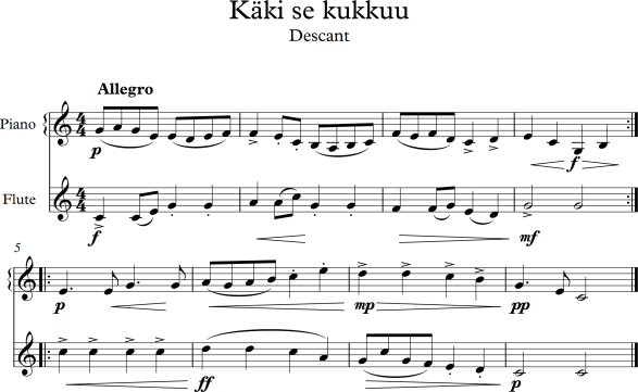 käki se kukkuu screen