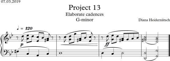 Project 13 G-minor Screen