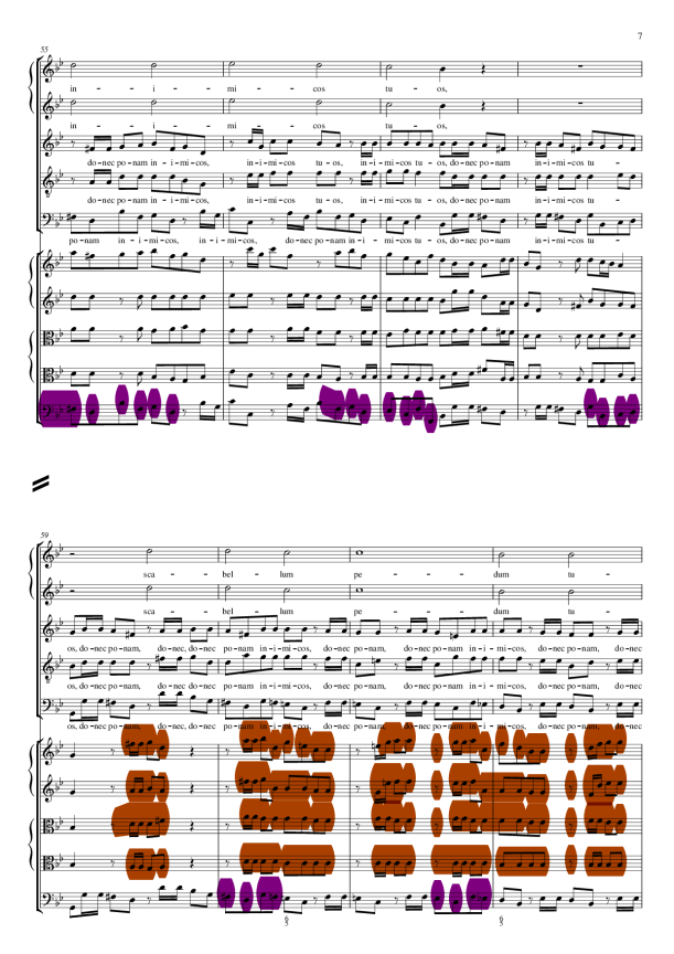 Dixit dominus markiert08