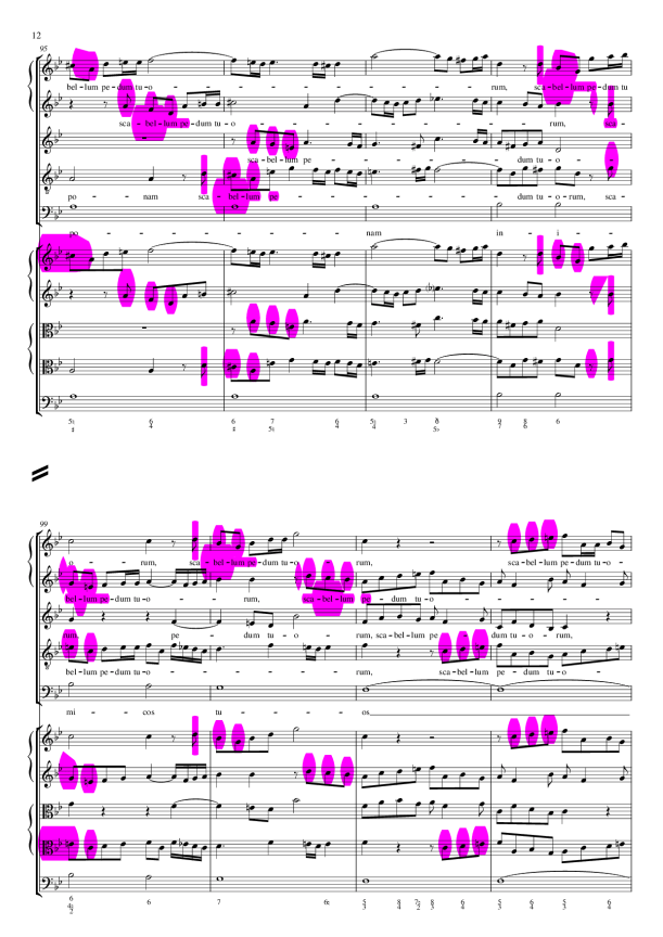 Dixit dominus markiert13