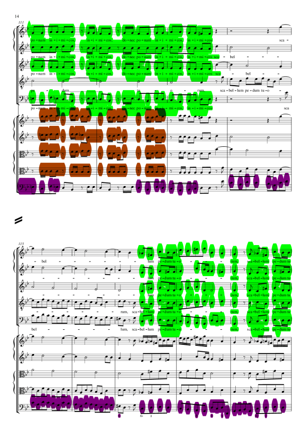 Dixit dominus markiert15